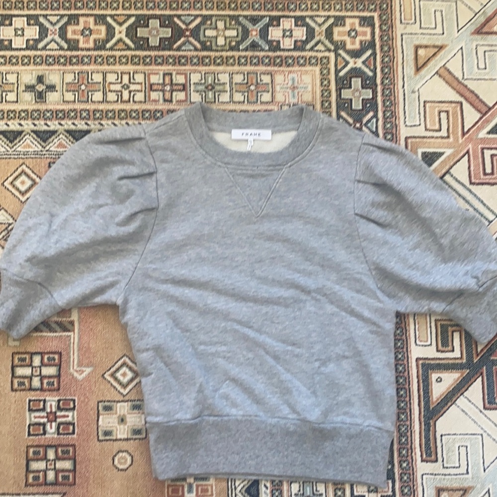 Frame Short Sleeve Buff Sweatershirt